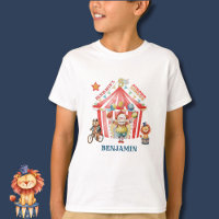 Big Top Circus Carnival Fifth Birthday T-Shirt