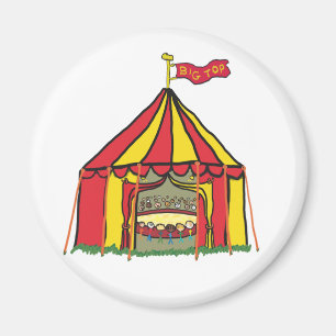 Big Top Circus Tent Magnet