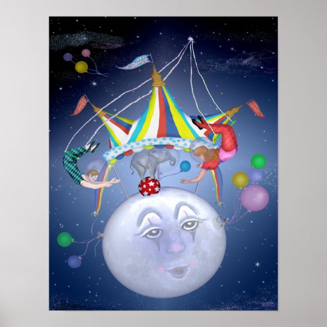 Big Top on a Little Blue Moon Poster (Front)