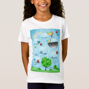 Big tree and flying birds T-Shirt