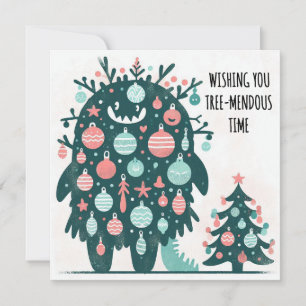 Big Tree-mendous Time Holiday Card