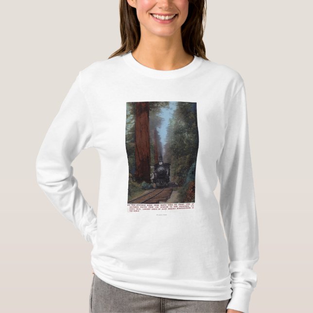 Big Tree Railroad Station T-Shirt (Front)