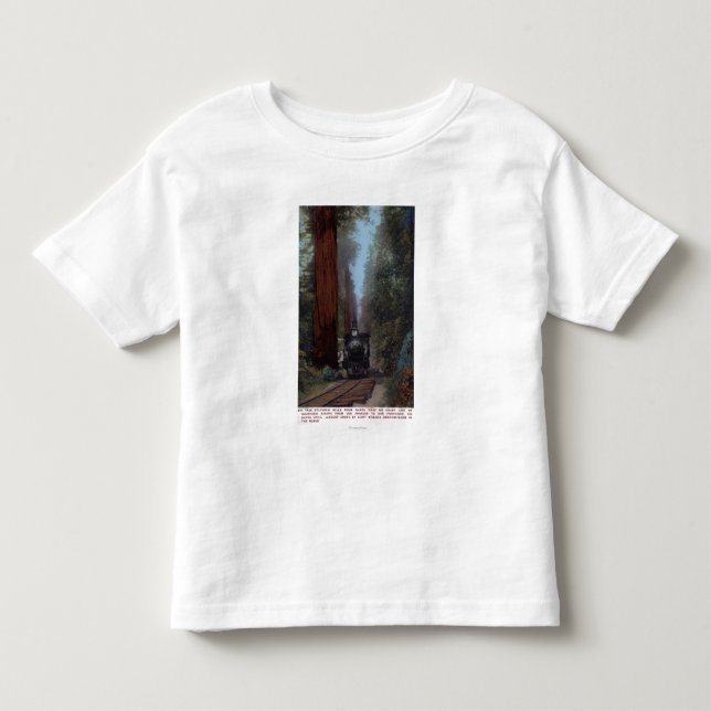 Big Tree Railroad Station Toddler T-Shirt (Front)