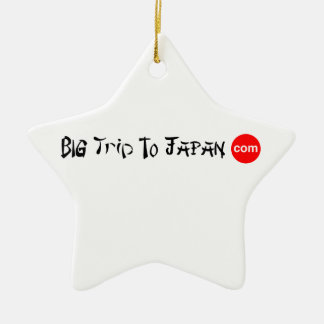 Big Trip To Japan Star Ornament