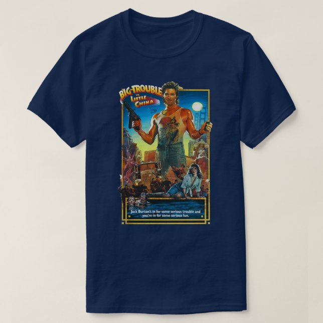 Big Trouble in Little China 1986 T-Shirt (Design Front)