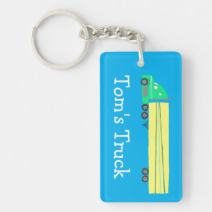 Big Truck 18 Wheeler Semi Rig CUSTOMIZE IT  Key Ring