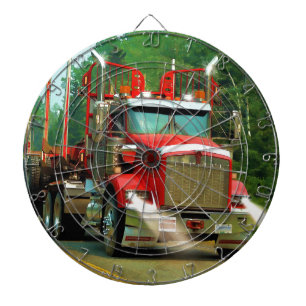 Big Truck and Highway Art for Lorry-lovers Dartboard