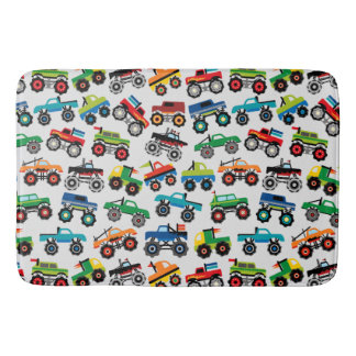 Big Truck Boys Bathroom Bath Mat