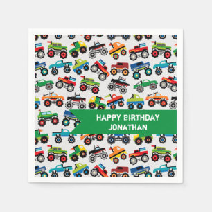 Big Truck Pattern Napkin