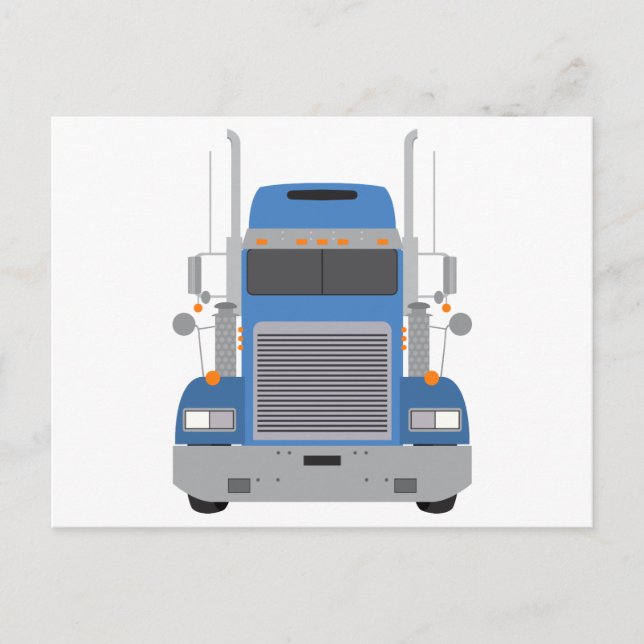 Big Truck Postcard (Front)