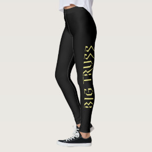 Big Truss Baltimore Football Ladies Leggings Raven
