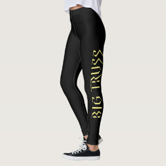 Big Truss Baltimore Football Ladies Leggings Raven