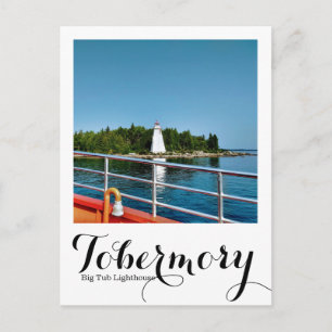 Big Tub Lighthouse Tobermory Ontario Canada Postcard