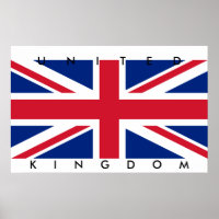 Big United Kingdom Flag Poster UK