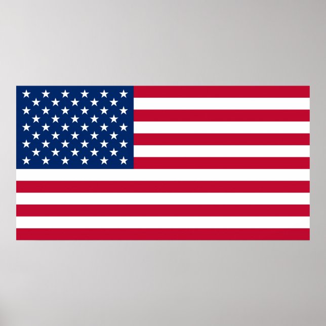 Big United States of America Flag USA US Poster (Front)