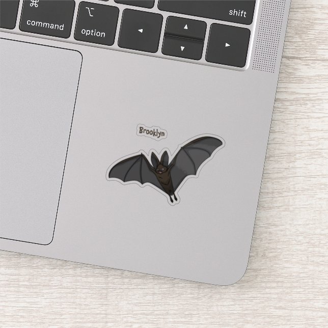 Big vampire bat cartoon illustration (Detail)