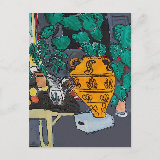 Big Vase Postcard (Front)