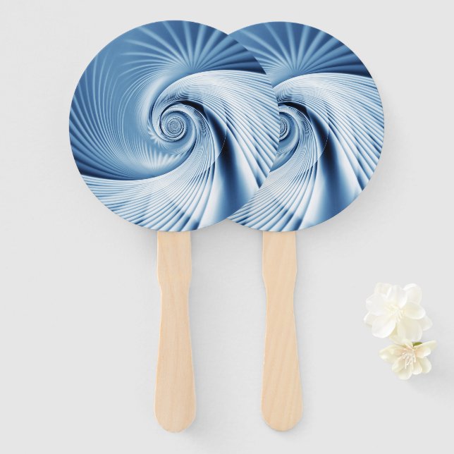 Big Wave Hand Fan (Front and Back)