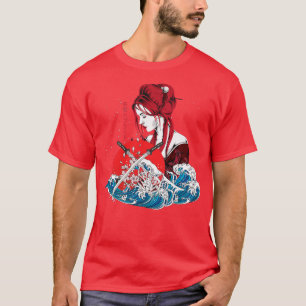 Big wave Kanagawa Japan, Anime T-Shirt