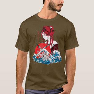 Big wave Kanagawa Japan, Anime T-Shirt