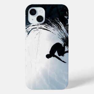 Big Wave Surfer iPhone 15 Mini Case