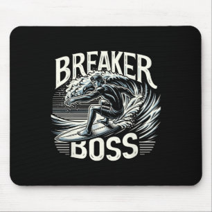 Big Wave Surfing Surfer Beach Wave Breaker Boss Su Mouse Mat