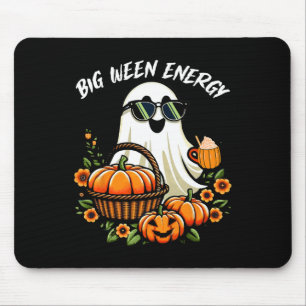 Big Ween Energy Funny Ghost Drink Pumpkin Spice La Mouse Mat