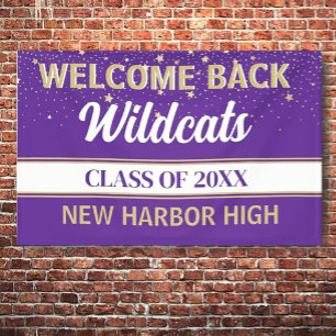 Big Welcome Back Class Reunion Banner