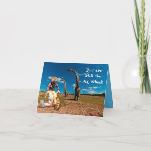 "Big Wheel" Birthday Card