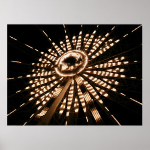 Big Wheel Christmas Star Poster