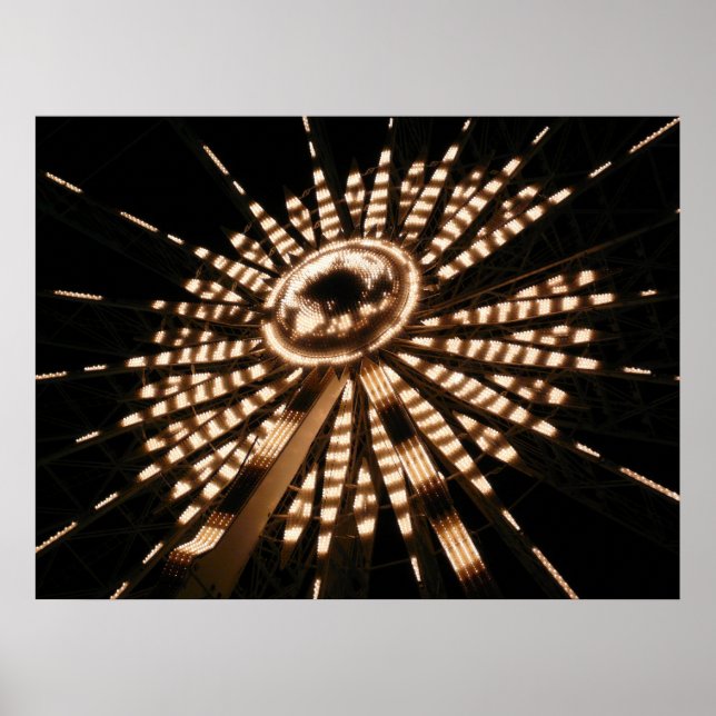 Big Wheel Christmas Star Poster (Front)