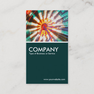 Big Wheel - Dark Green Business Card