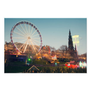 Big Wheel in Edinburgh Photo Print
