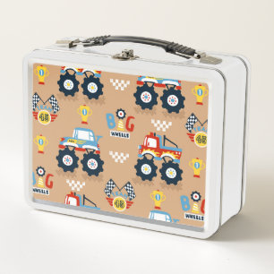 Big Wheels Metal Lunch Box