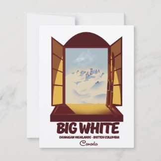 Big White British Columbia Canada ski poster