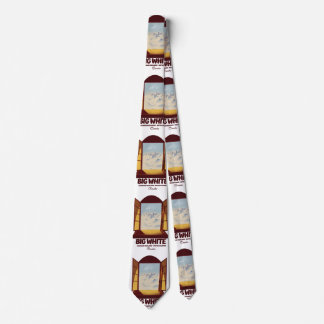 Big White British Columbia Canada ski poster Tie