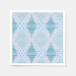 Big White Feather Napkin