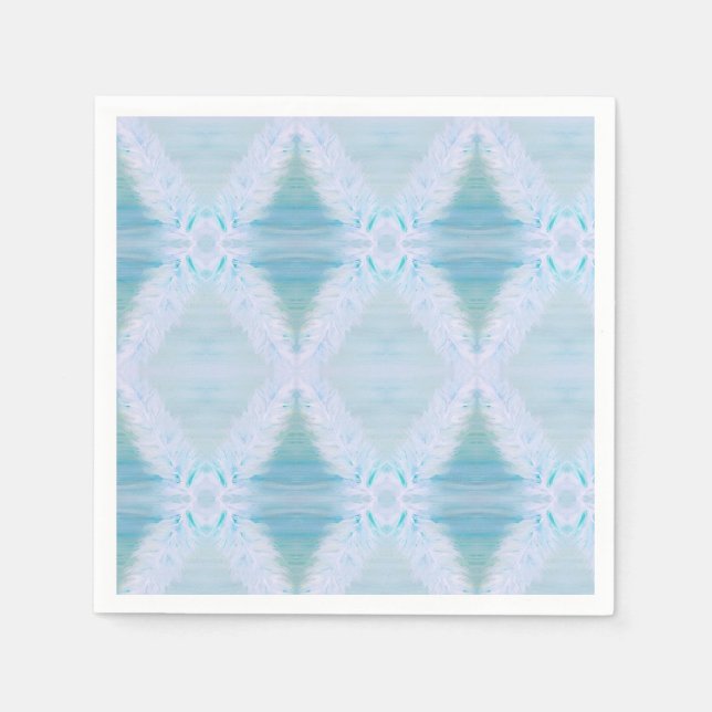 Big White Feather Napkin (Front)