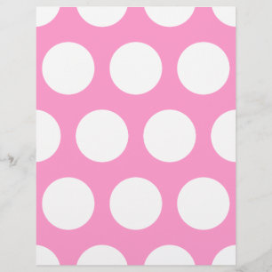 Big White Polka Dots Letterhead