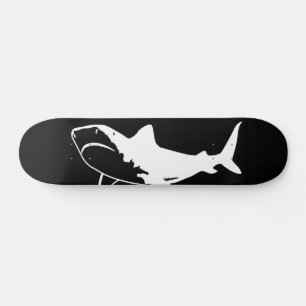 Big White Shark Skateboard