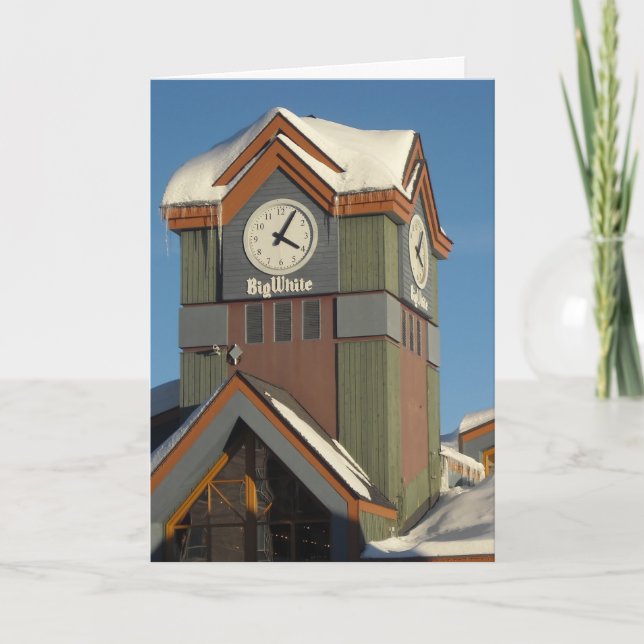 Big White Ski Resort Holiday Card (Front)