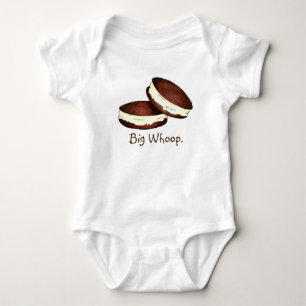 Big Whoop Chocolate Whoopie Pie PA Dutch Food Baby Bodysuit