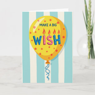Big Wish Balloon Card