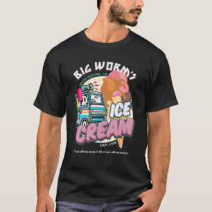 Big Worm Ice-Cream T-Shirt