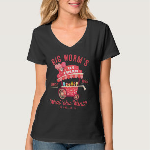 Big Worms Ice Cream What Chu Want 8 T-Shirt
