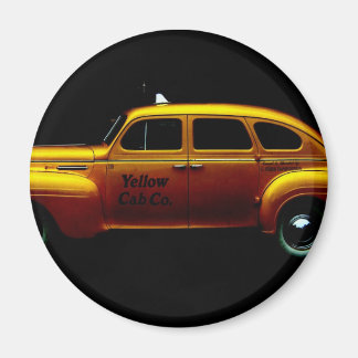 Big Yellow Cab Magnet
