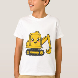 Big yellow digger t shirt