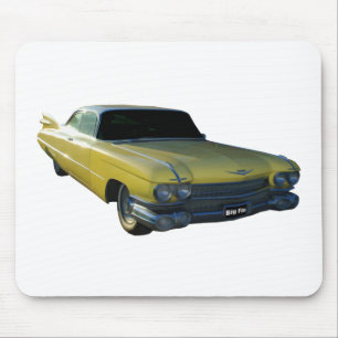 Big Yellow Fin 59 Cadillac Mouse Mat