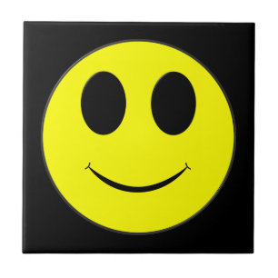 Big Yellow Happy Face Tile