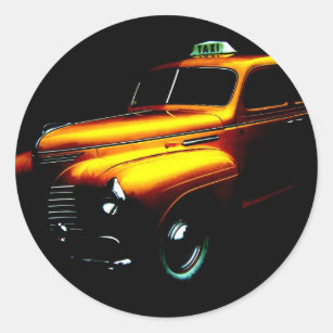 Taxi Cab Stickers & Labels | Zazzle UK